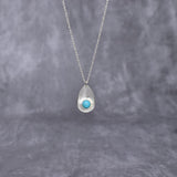 Subtle Elegance - Turquoise Necklace 16 Inches Necklaces