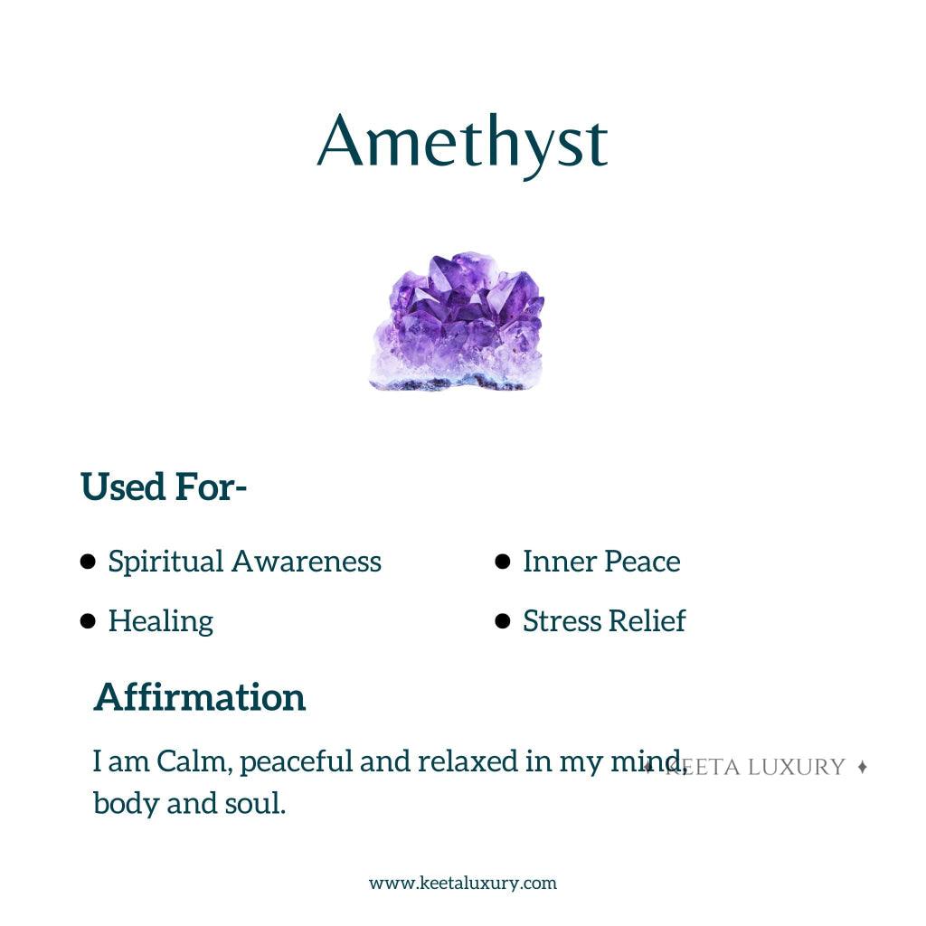 Sunrise Flower - Amethyst Necklace -