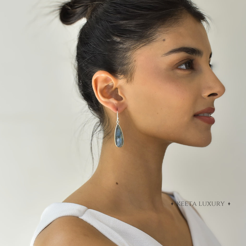 Sway Drops - Labradorite Earrings Earrings
