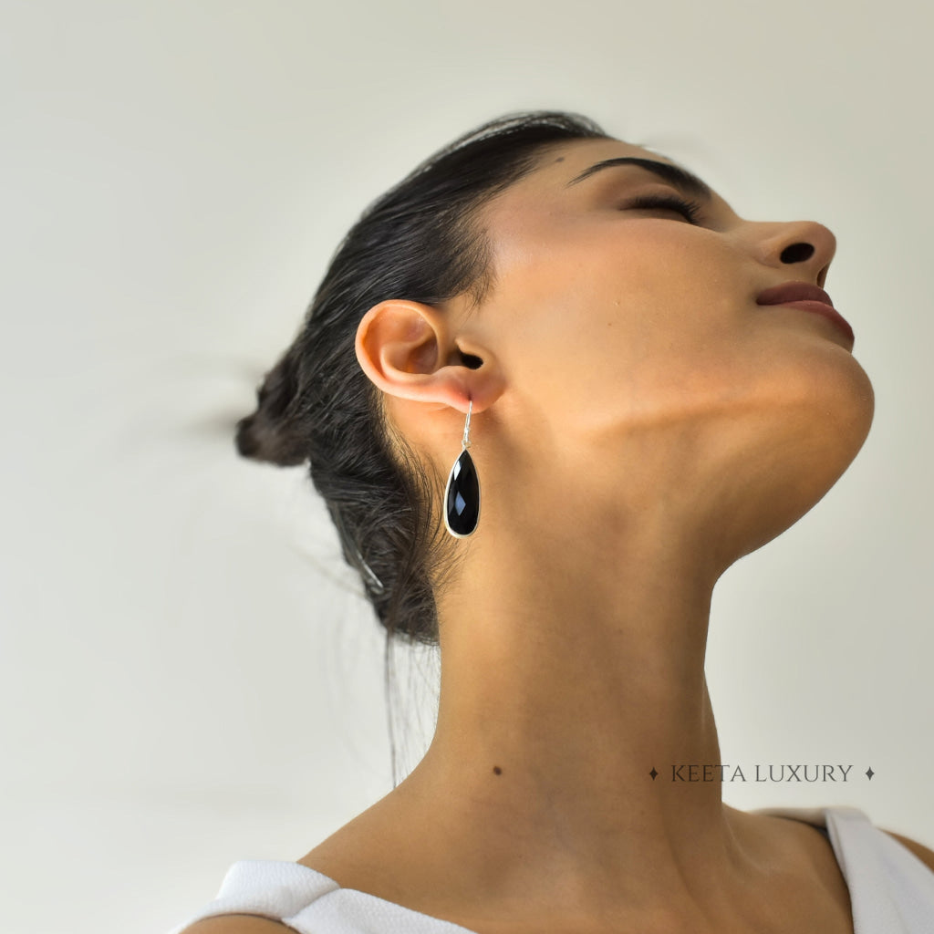 Sway Drops - Onyx Earrings Earrings
