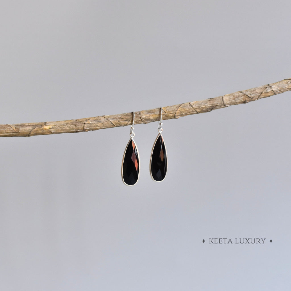Sway Drops - Onyx Earrings Earrings