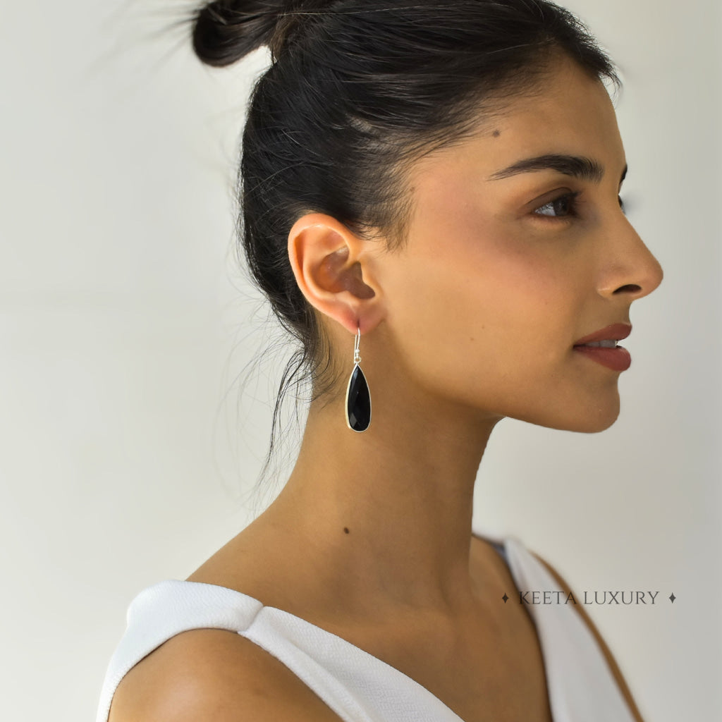 Sway Drops - Onyx Earrings Earrings