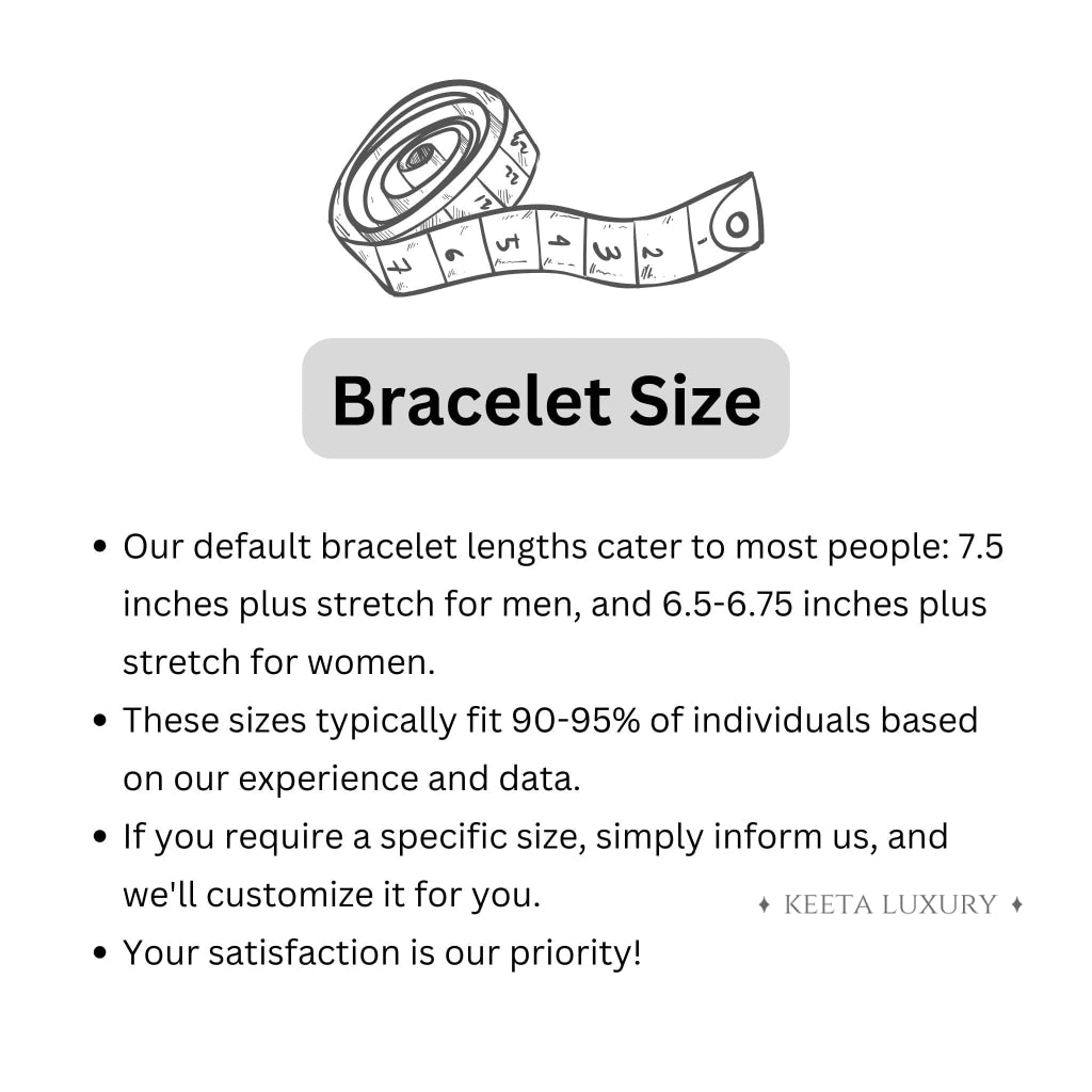 the braclet size instructions for braclet braclet