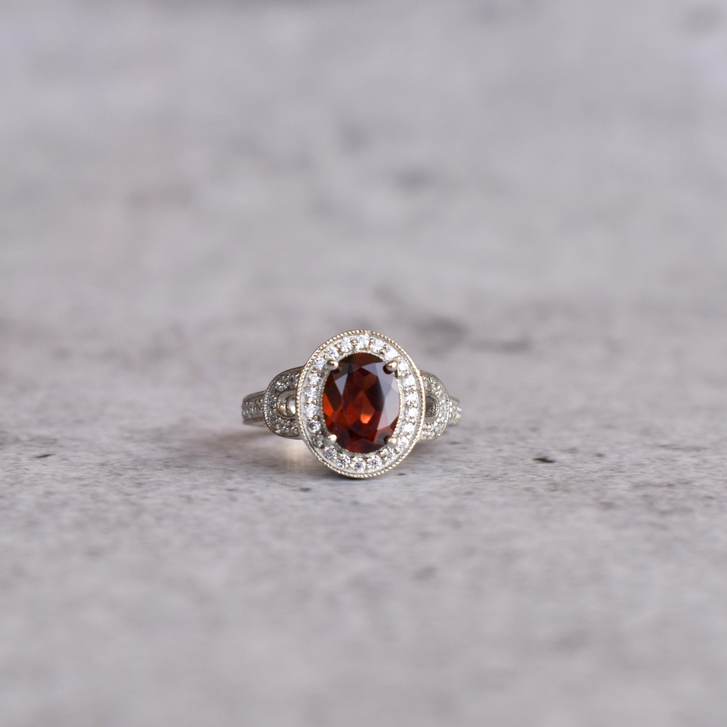 Timeless Romance - Garnet Ring -
