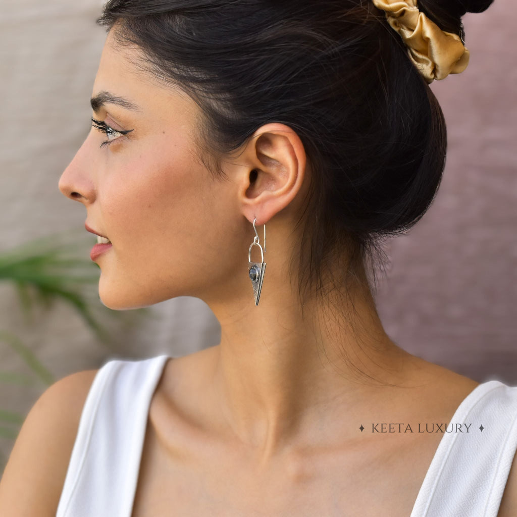 Tribal Treasures - Labradorite Earrings -