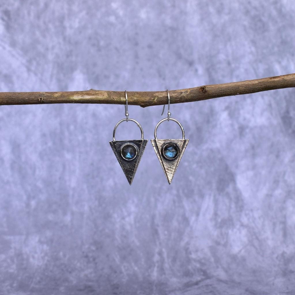 Tribal Treasures - Labradorite Earrings -