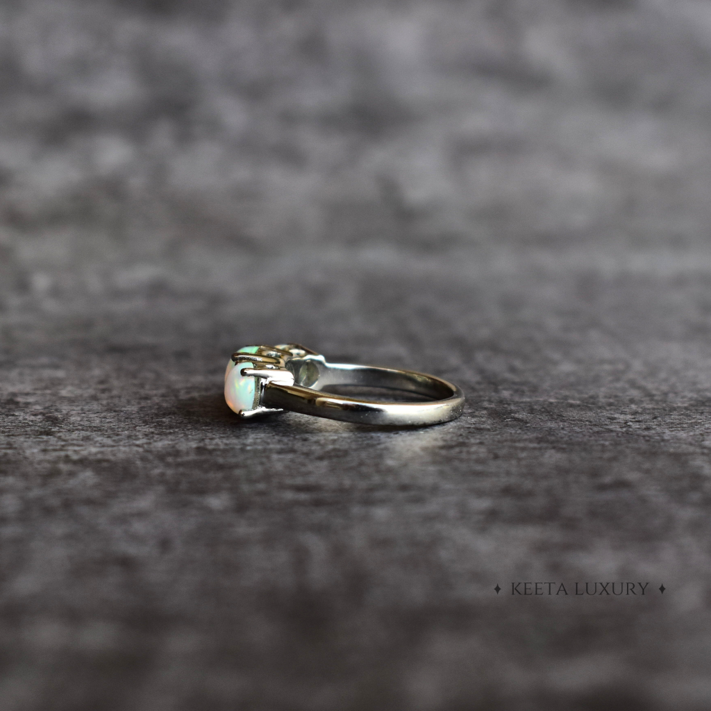 Trio Delight - Opal Ring -