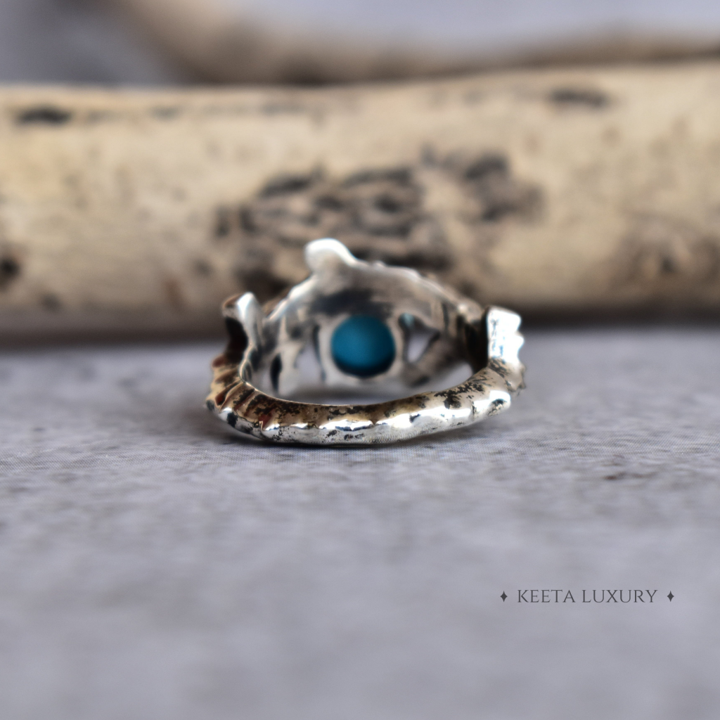Twilight Twig - Turquoise Ring -
