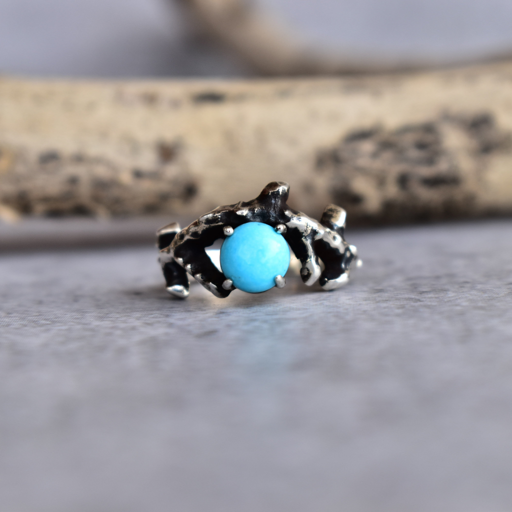 Twilight Twig - Turquoise Ring -