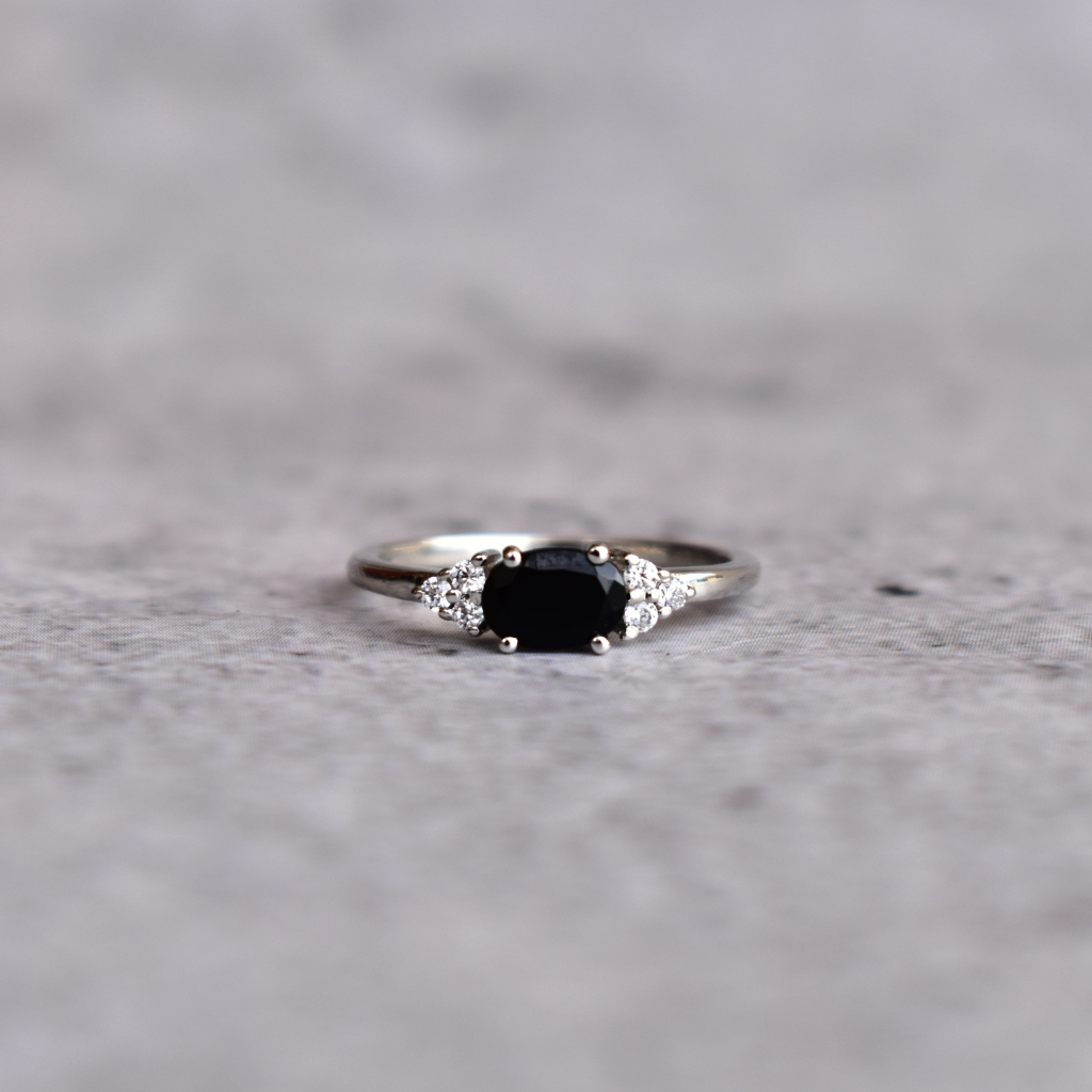 Understated Sophistication - Black Onyx Ring -