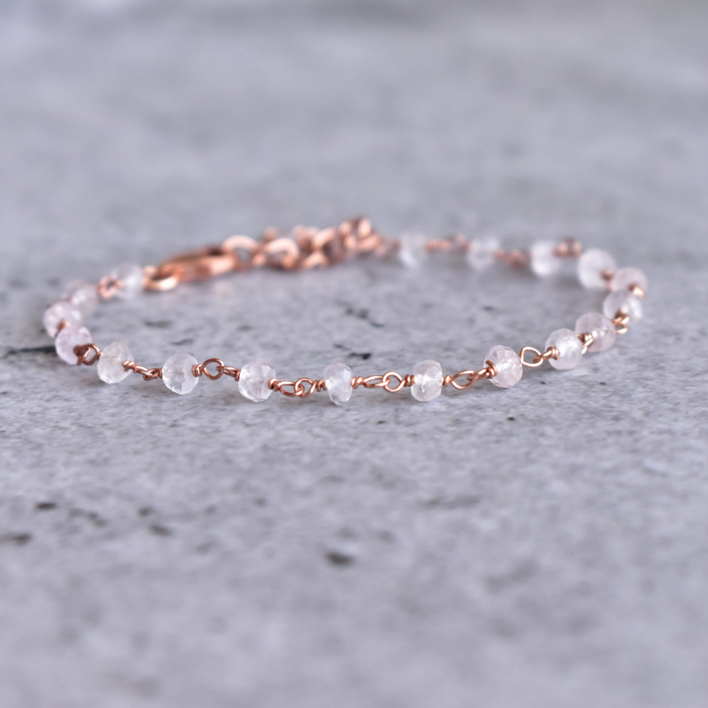Buy Universal Love Rose Quartz Bracelets Online at Keeta Luxury