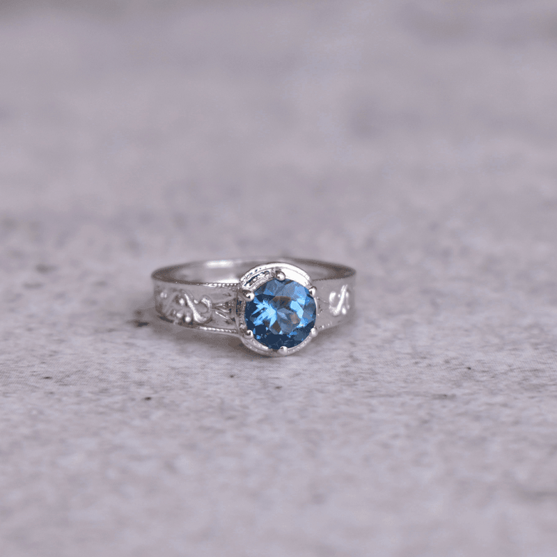 Victorian Blue - Topaz Ring - KEETA LUXURY
