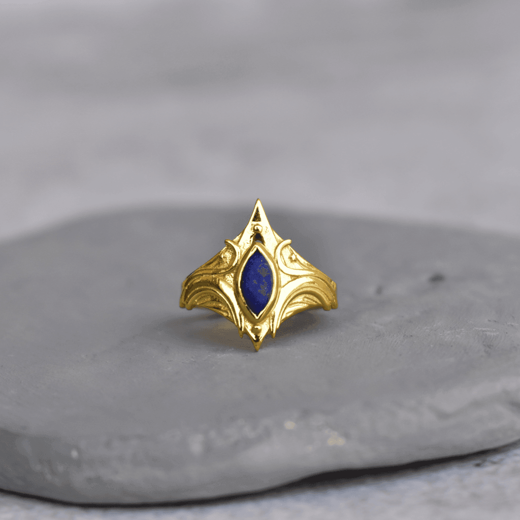 Viking Valor - Lapis Lazuli Ring -