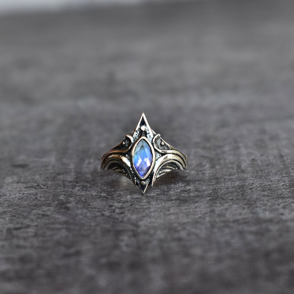 Viking Valor - Moonstone Ring -