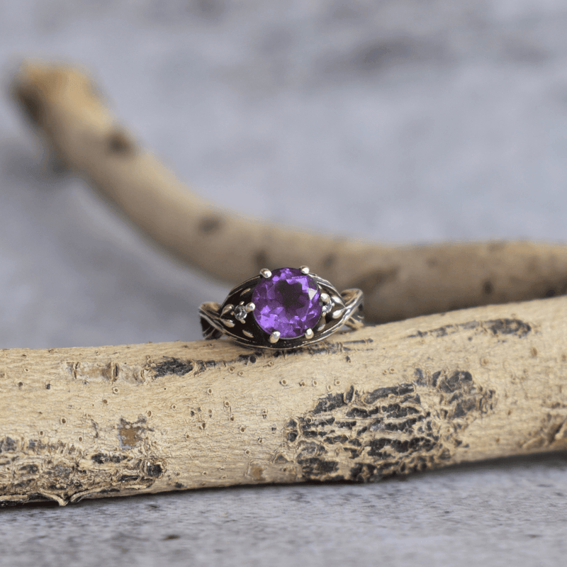 Whispering Grove - Amethyst Ring - KEETA LUXURY