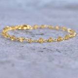 Blessed Sunshine - Citrine Bracelets 14K Gold Vermeil Bracelets