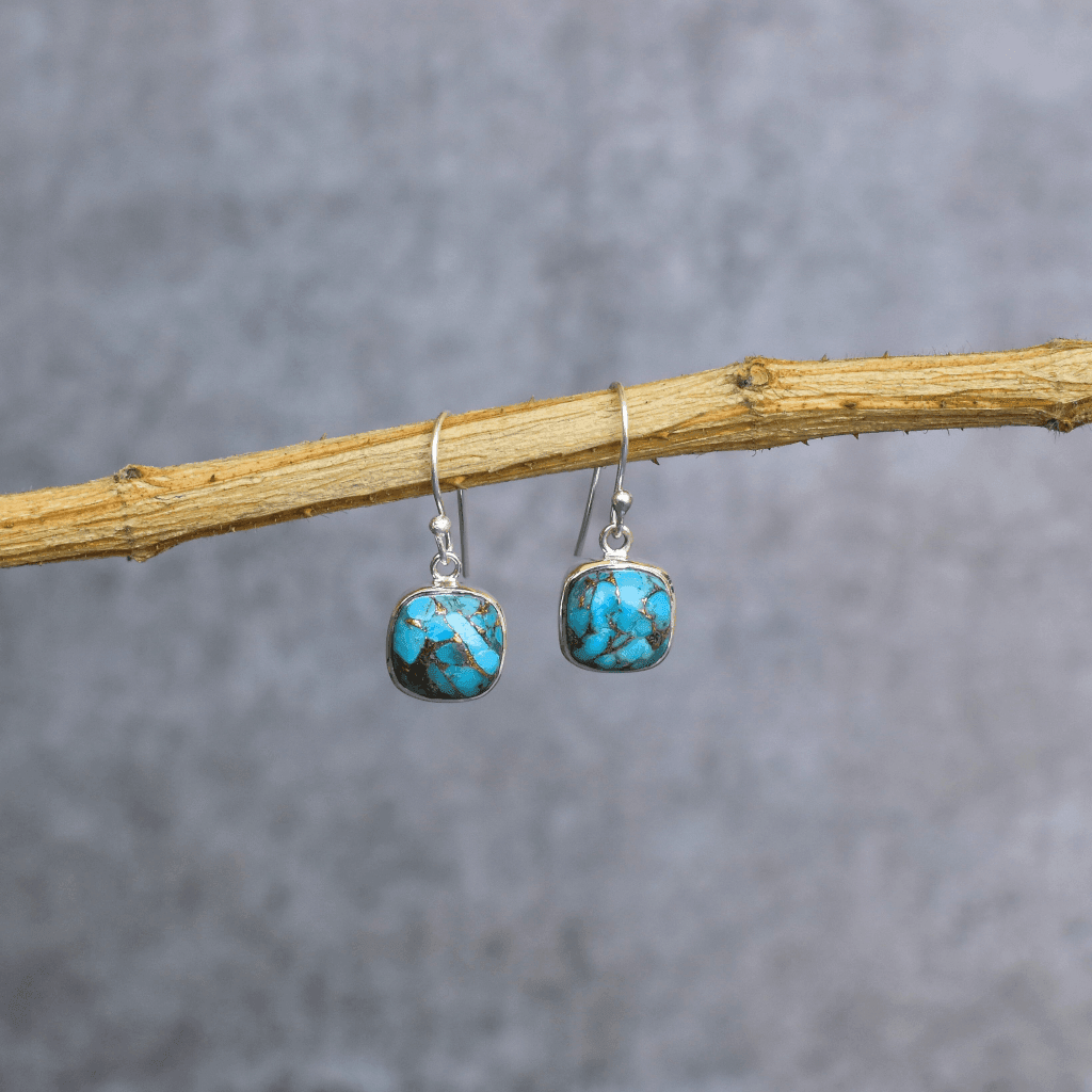 Cushion Conquer - Turquoise Dangle -