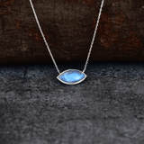 Eye Ray - Moonstone Necklace 16 Inches Necklace