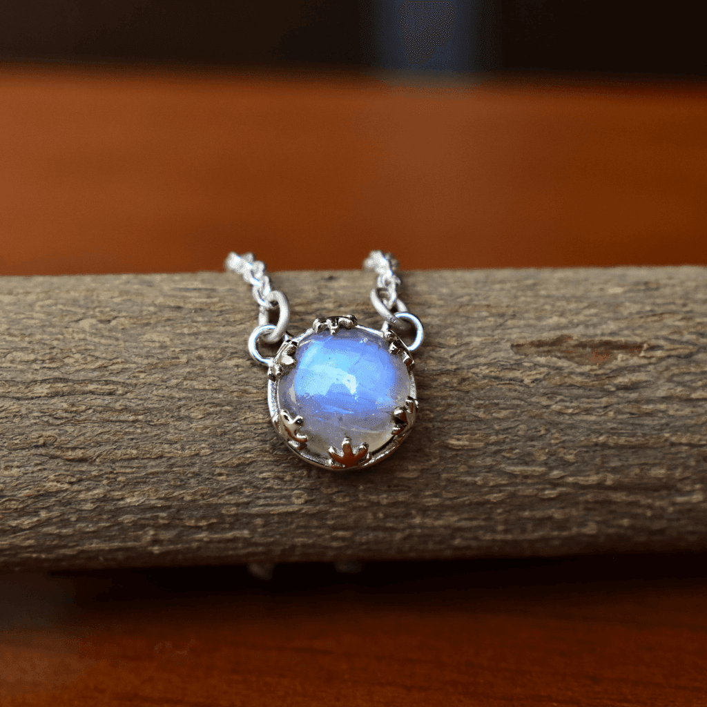 Moonstone Man in the Moon Necklace – L.A. Stein