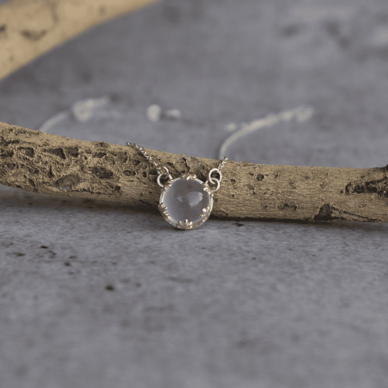Rose Quartz Leafy Necklace Necklace