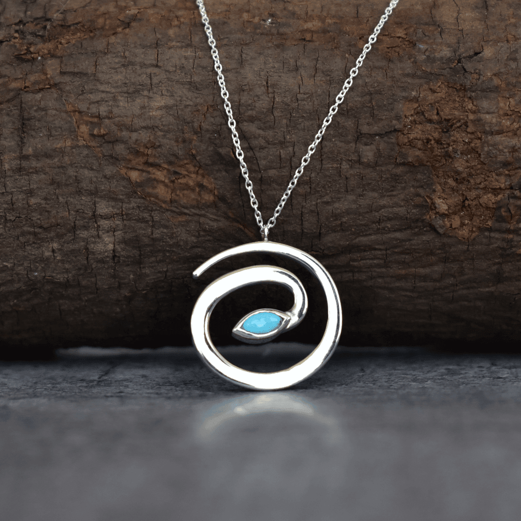 Serpent - Turquoise Necklace -