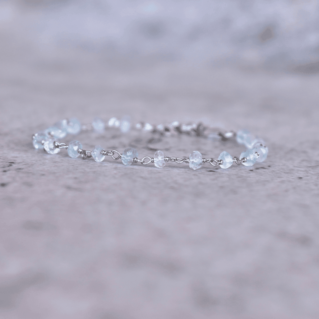 Soothing Rhythm - Aquamarine Bracelets -