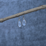 Teardrop Treasure - Moonstone Earrings