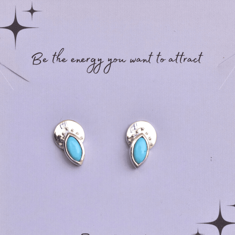 Tribal - Turquoise Studs Earrings