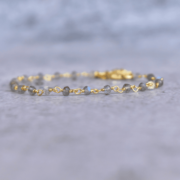 Wise Spirit - Labradorite Bracelets 14K Gold Vermeil Bracelets